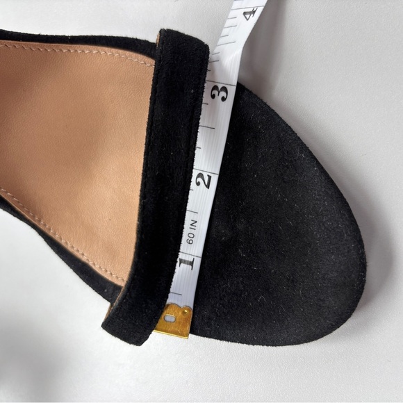Ulla Johnson Thecia Suede Noir Black Bow Single Strap Heels Size EU 40 US‎ 10 - Picture 12 of 16